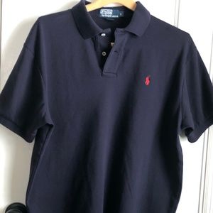 Polo Ralph Lauren Men's L Dark Blue Short Sleeve